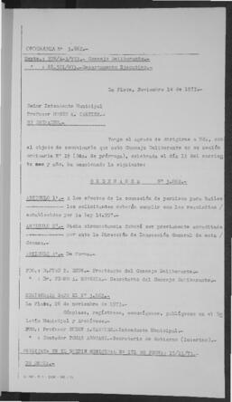 Ordenanza n° 3862 de 1973