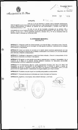 Decreto n° 52 de 2005, Alak, Julio Cesar