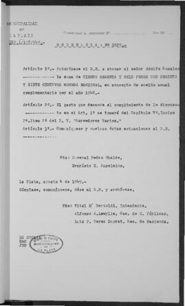 Ordenanza n° 1629 de 1949