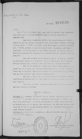 Ordenanza n° 4872 de 1981