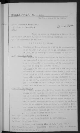 Ordenanza n° 943 de 1948