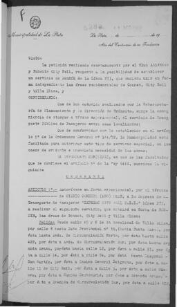 Ordenanza n° 5239 de 1982