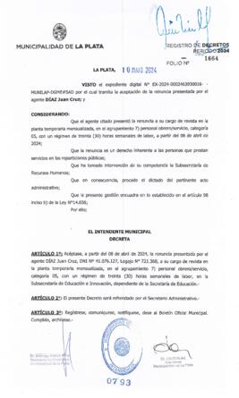 Decreto nº 793 de 2024, ALAK, Julio Cesar