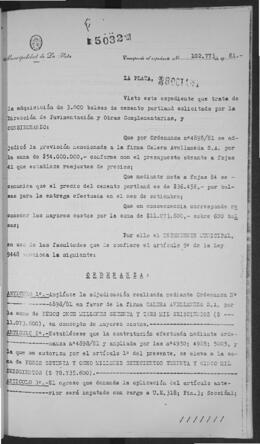 Ordenanza n° 5032 de 1981