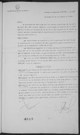Ordenanza n° 4802 de 1980