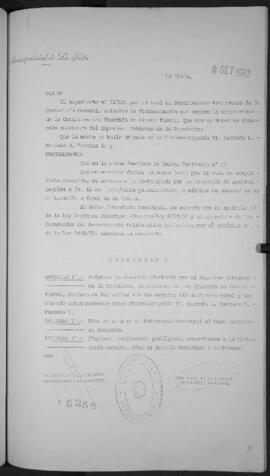 Ordenanza n° 5258 de 1982