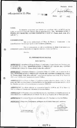 Decreto n° 79 de 2005, Alak, Julio Cesar