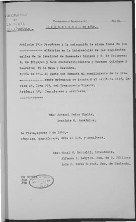 Ordenanza n° 1642 de 1949