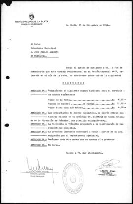 Ordenanza n° 5791bis de 1984