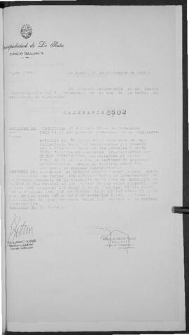 Ordenanza n° 8602 de 1995