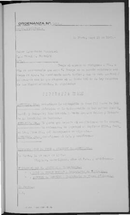 Ordenanza n° 1452 de 1949