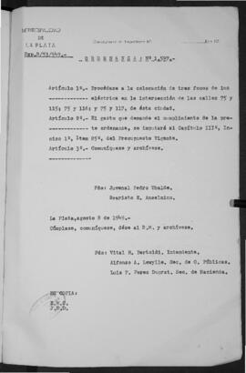 Ordenanza n° 1597 de 1949