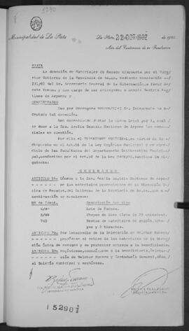 Ordenanza n° 5290 de 1982