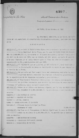 Ordenanza n° 5297 de 1982