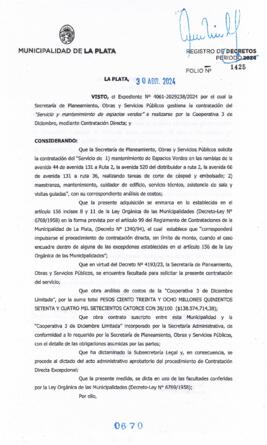 Decreto nº 670 de 2024, ALAK, Julio Cesar