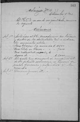 Ordenanza n° 0018 de 1923