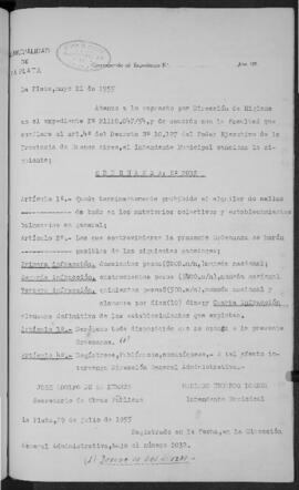 Ordenanza n° 2032 de 1955
