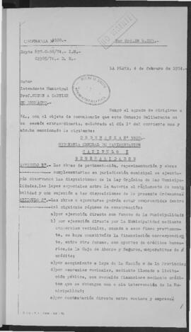 Ordenanza n° 3920 de 1974