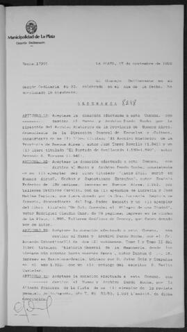 Ordenanza n° 8248 de 1993