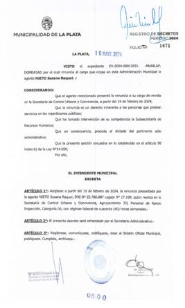 Decreto nº 800 de 2024, ALAK, Julio Cesar