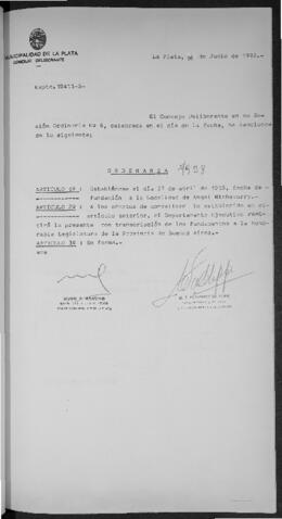 Ordenanza n° 7928 de 1992