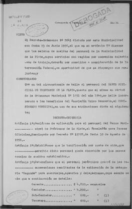 Ordenanza n° 2099 de 1957