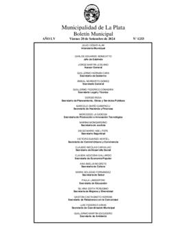 Boletín Municipal nº 1253 - viernes, 20 de septiembre de 2024
