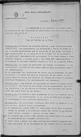 Ordenanza n° 4792 de 1980
