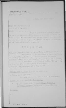 Ordenanza n° 1449 de 1949