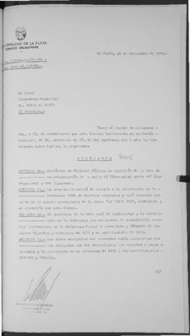 Ordenanza n° 7002 de 1988