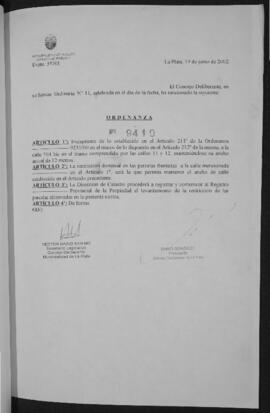 Ordenanza n° 9419 de 2002