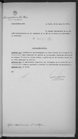 Ordenanza n° 7693 de 1991