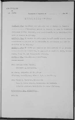 Ordenanza n° 1731 de 1949