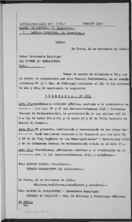 Ordenanza n° 3251 de 1964
