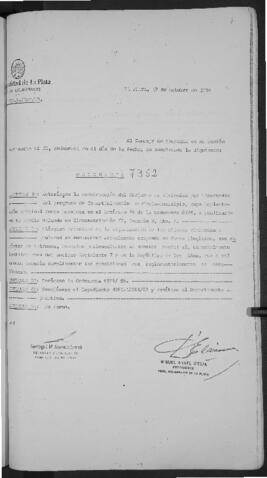 Ordenanza n° 7352 de 1989