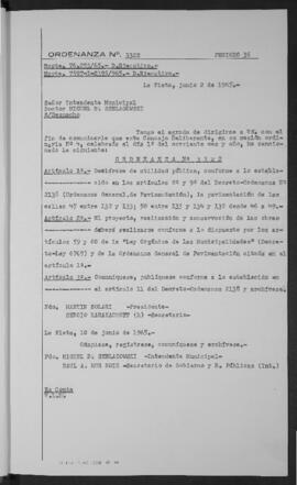 Ordenanza n° 3322 de 1965