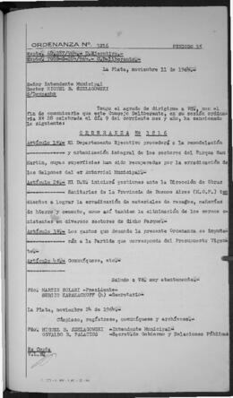 Ordenanza n° 3216 de 1964