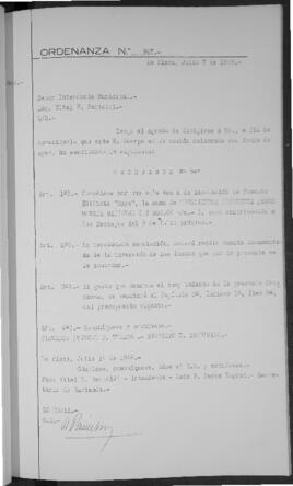 Ordenanza n° 947 de 1948