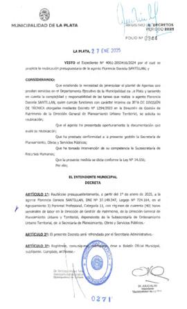 Decreto nº 271 de 2025, ALAK, Julio Cesar