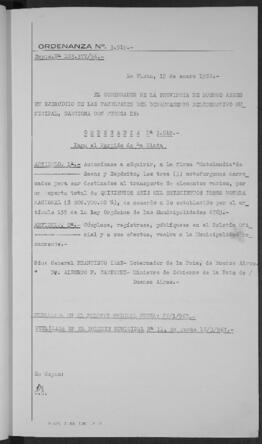 Ordenanza n° 3519 de 1967