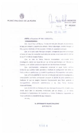 Decreto nº 1664 de 2021, GARRO, Julio cesar