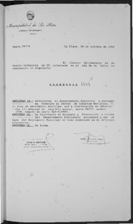 Ordenanza n° 8424 de 1994