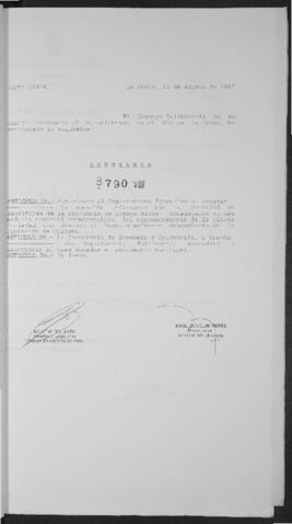Ordenanza n° 8790 de 1997