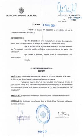 Decreto nº 907 de 2024, ALAK, Julio Cesar
