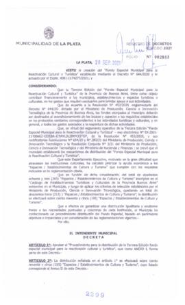 Decreto nº 2299 de 2021, GARRO, Julio cesar