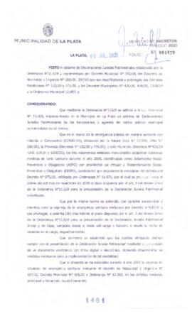 Decreto nº 1481 de 2021, GARRO, Julio cesar