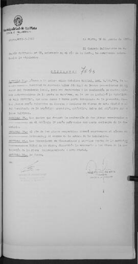 Ordenanza n° 7543 de 1990
