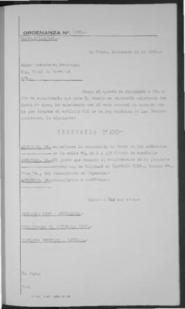 Ordenanza n° 1249 de 1948