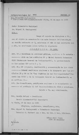 Ordenanza n° 3066 de 1964