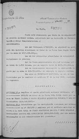 Ordenanza n° 5280 de 1982